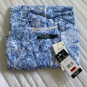 Lauren Ralph Lauren button-down gown pajama